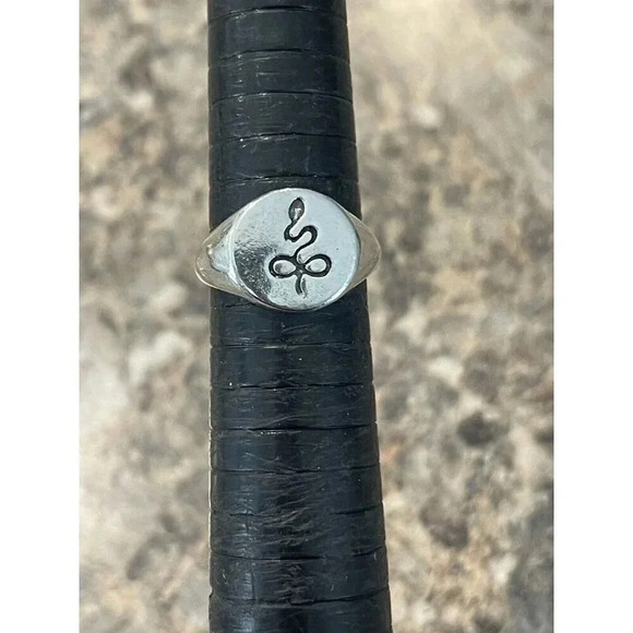 Goth Ring Lot Of 5 Silver Tone Costume Rings Octopus Snake Alligator Lot #3 - Picture 2 of 14